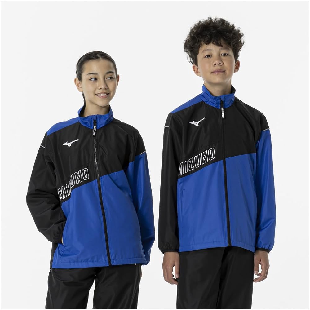 [Mizuno] Training Wear Breath Thermo Warmer Jacket Kids Moisture Absorption Heat Generating Water Repellent 32JEA932