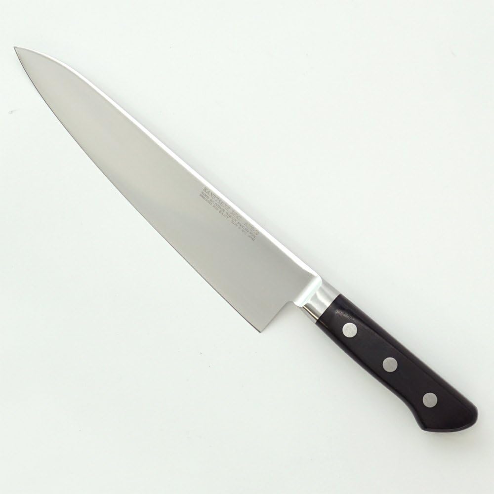Kanetsuko AUS-10 Molybdenum Steel Black Plywood Handle Gyuto 210mm KC-172