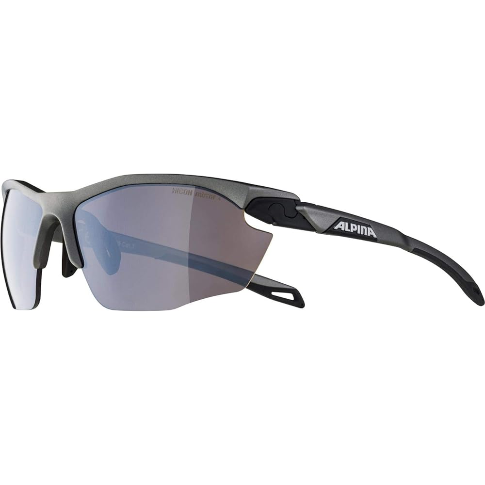 ALPINA Sports Sunglasses High Contrast Mirror Anti-Fog Running/Biking/Outdoor TWIST FIVE HR HM+