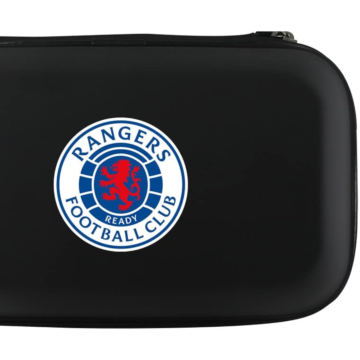 FOCO Officially Licensed Glasgow Rangers Football Club Dart Case Storage Wallet Crest Black (W498), Black///White, Bag Organizer