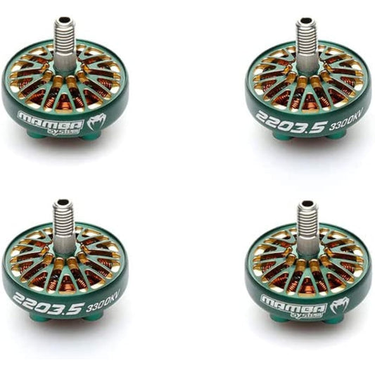 4pcs Diatone Mamba Toka 2003.5 Brushless Motor 4-6S 3300kV
