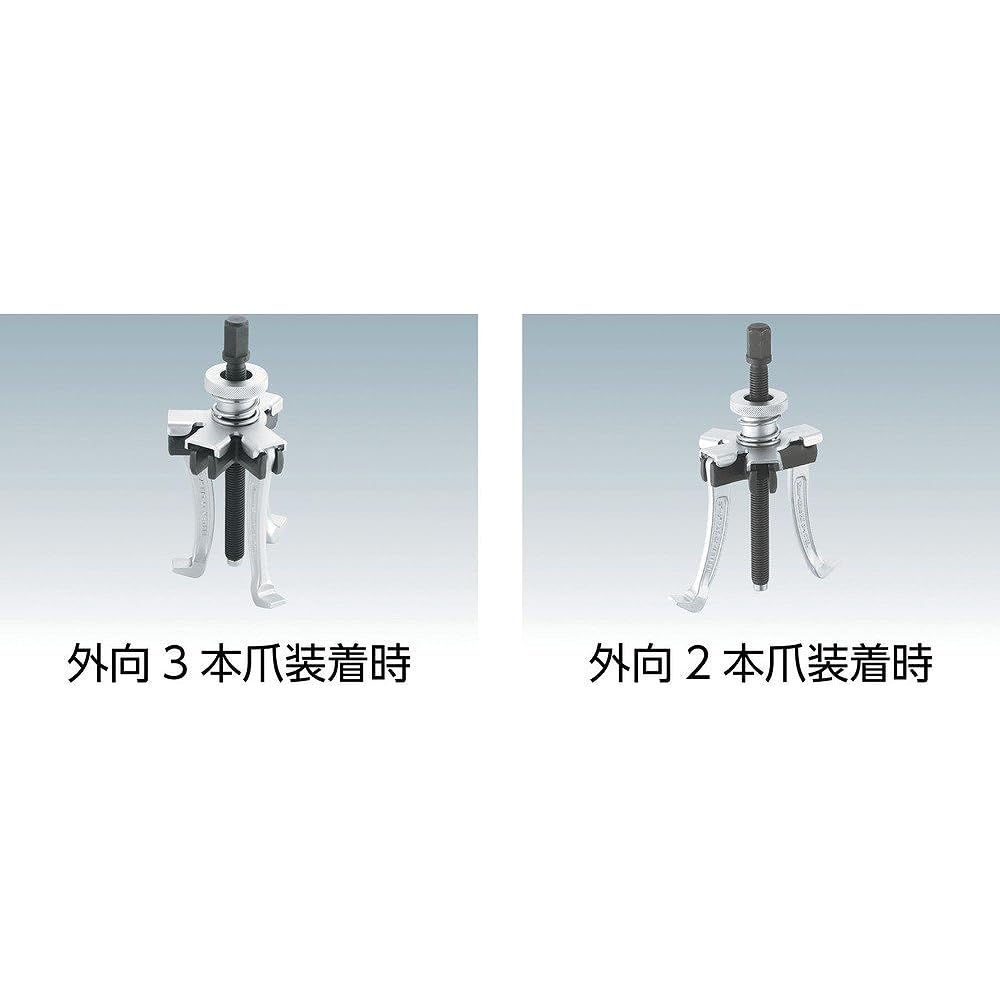 TRUSCO 2.3 jaw gear puller for 76~102mm TCRV-4