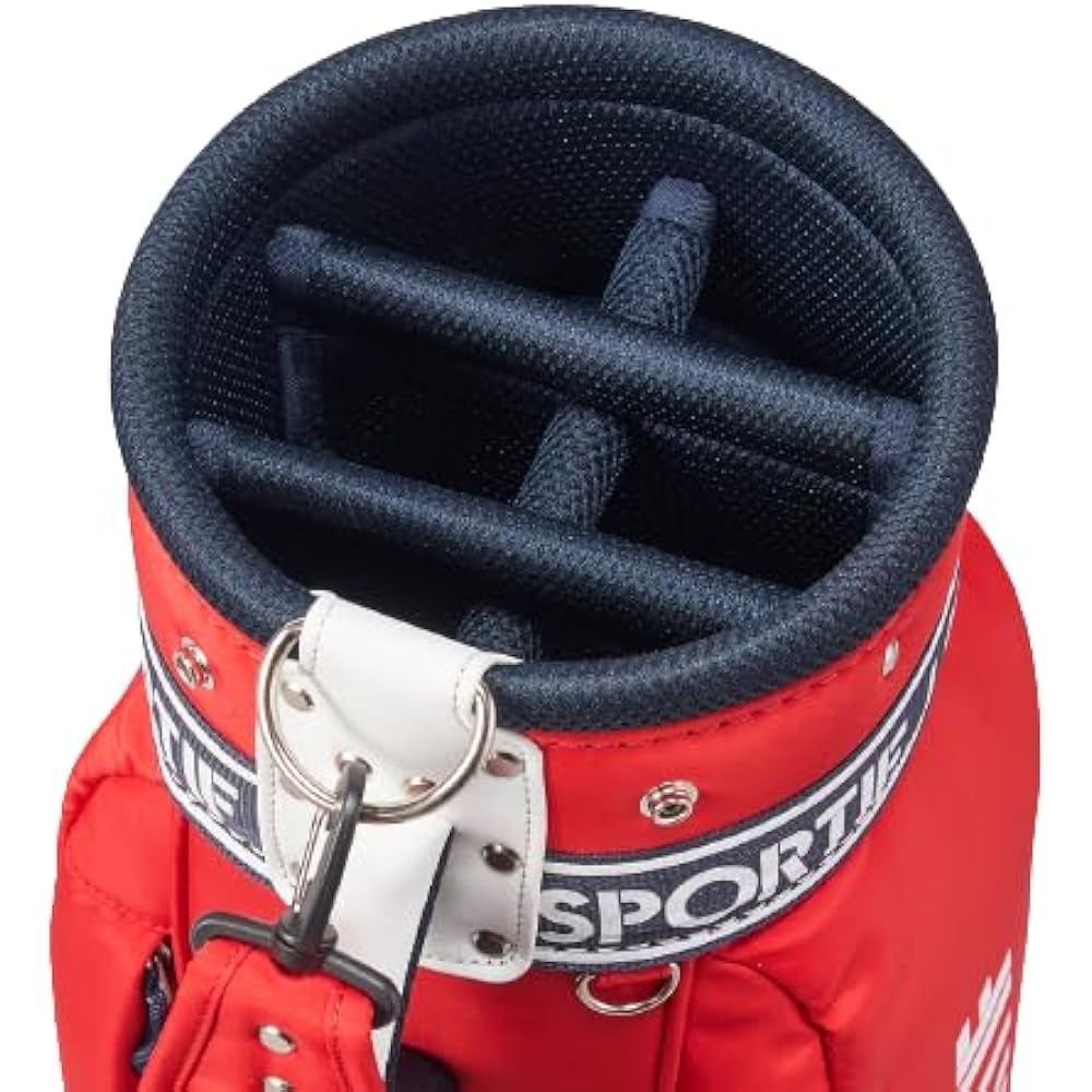 [Le Coq Sportif] Caddy Bag 8 Type 6 Split Compatible with 46 Inches Lightweight Compact Golf QQCWJJ05 Women's