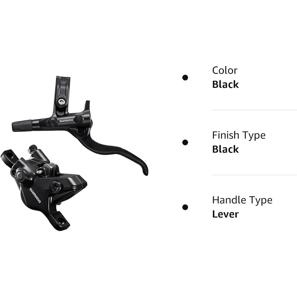 Shimano Deore BL-M4100/BR-MT410 Disc Brake and Lever - Rear, Hydraulic, Resin Pad, Gray