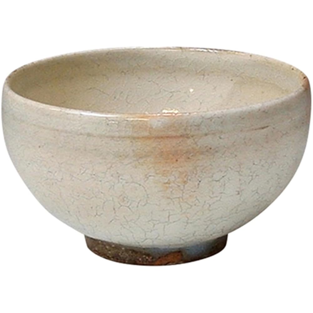 Kyoto ware Kiyomizu ware teacup cream diameter 9.5cm Yanagi kiln teacup tea bowl set (presentation box included) Honkobiki QYA252