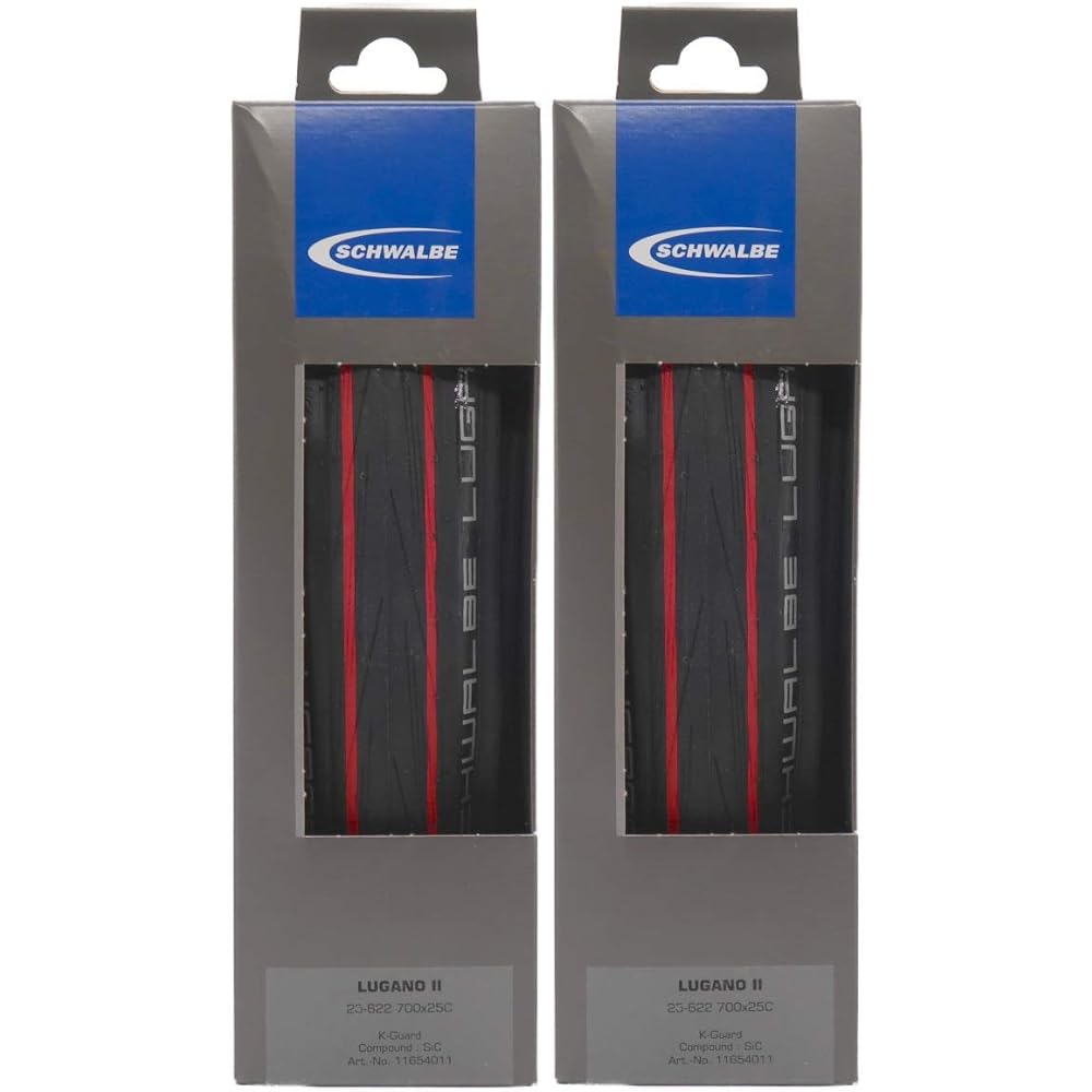 Set of 2 Schwalbe SCHWALBE LUGANO 2 LUGANO II folding tires 700c [parallel import goods]