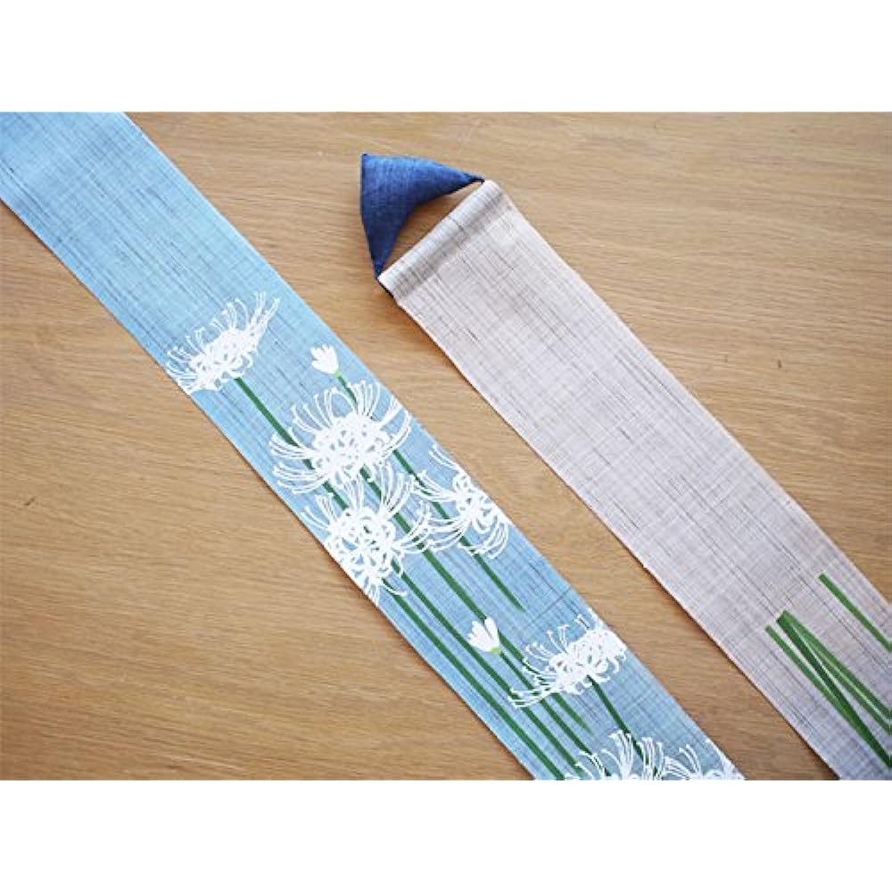 Thin Tapestry "White Manjusha" Japanese Modern Summer Four Seasons Hand Painted Tapestry Hemp