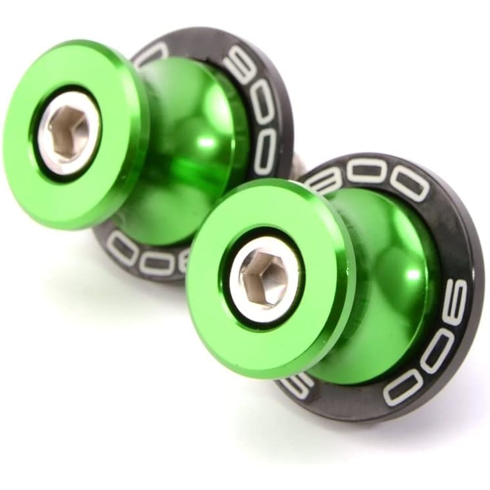 Swing Arm Spool Slider Stand 8MM For KA-WA-SA-KI Z900 Z 900 2017 2018 2019 2020 2021 2022 Motorcycle Accessories Swing Arm Spool Slider Stand Screw (Color: Green)