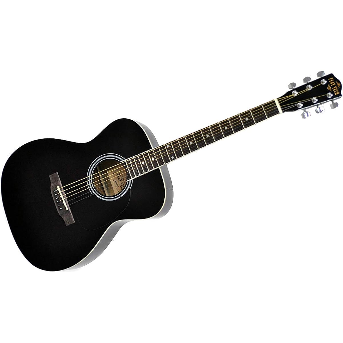 PLAYTECH Acoustic Guitar ZS18 Black Acoustic Guitar