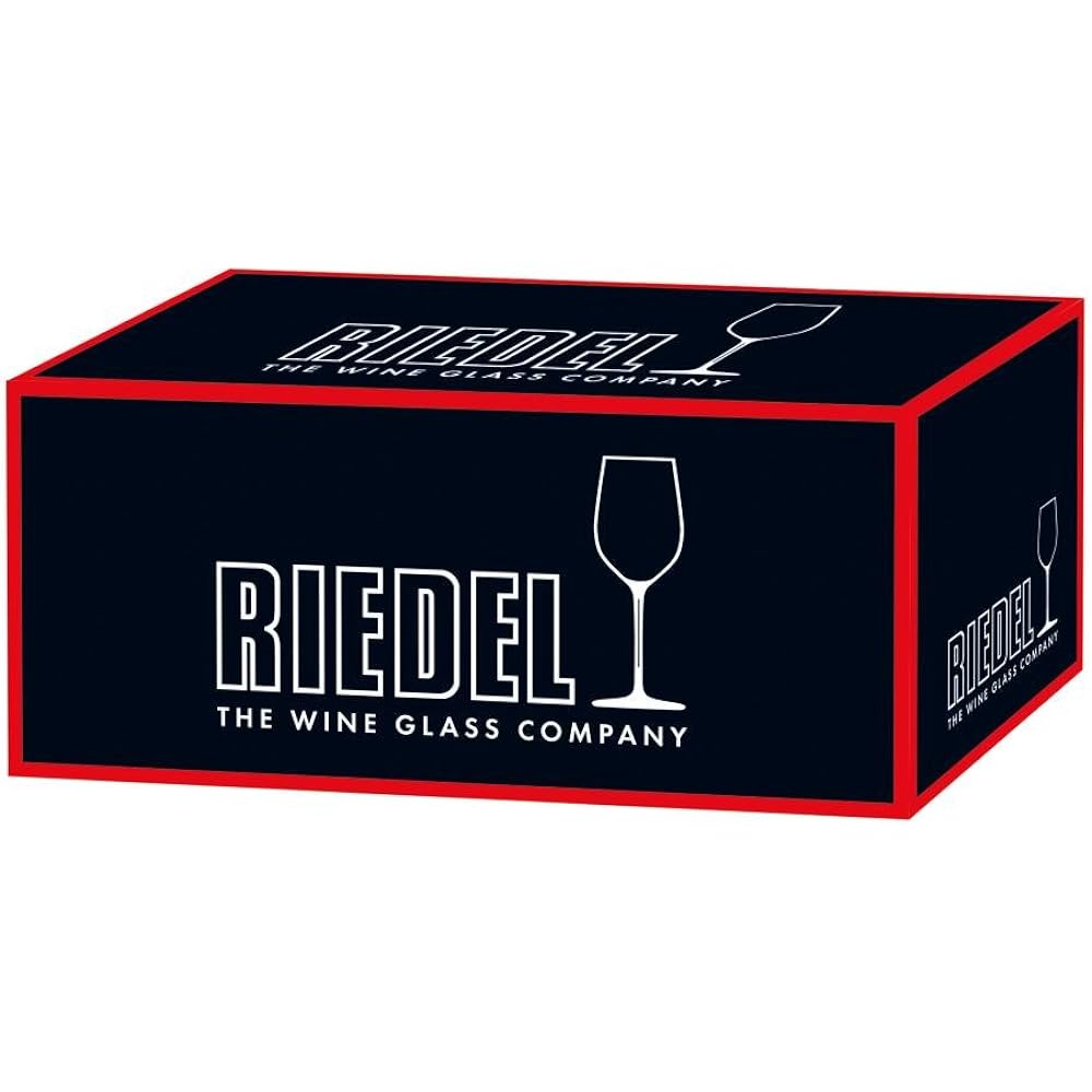 [Genuine] RIEDEL White Wine Glass Fat a Mano Riesling/Zinfandel Black 395ml 4900/15B