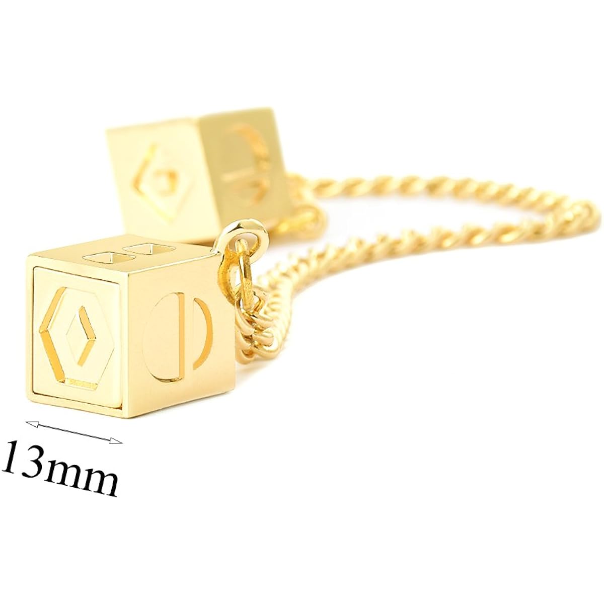 Han Solo Lucky Dice Props Cosplay Costume Replica Accessories 0.5 Inch Men's Dice Jewelry Cosplay Car Rearview Mirror