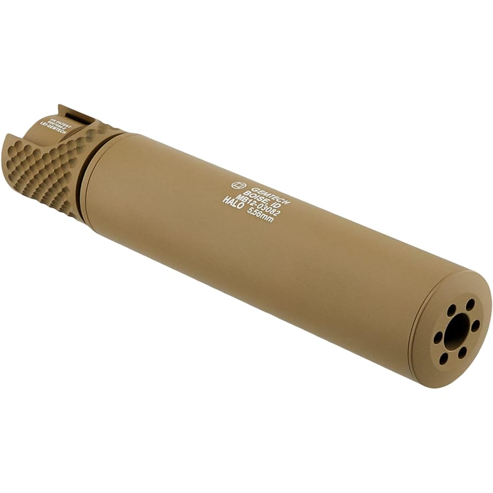 Mad Bull Airsoft GEMTECH Officially Approved HALO Silencer 2011 Black G01-007BK