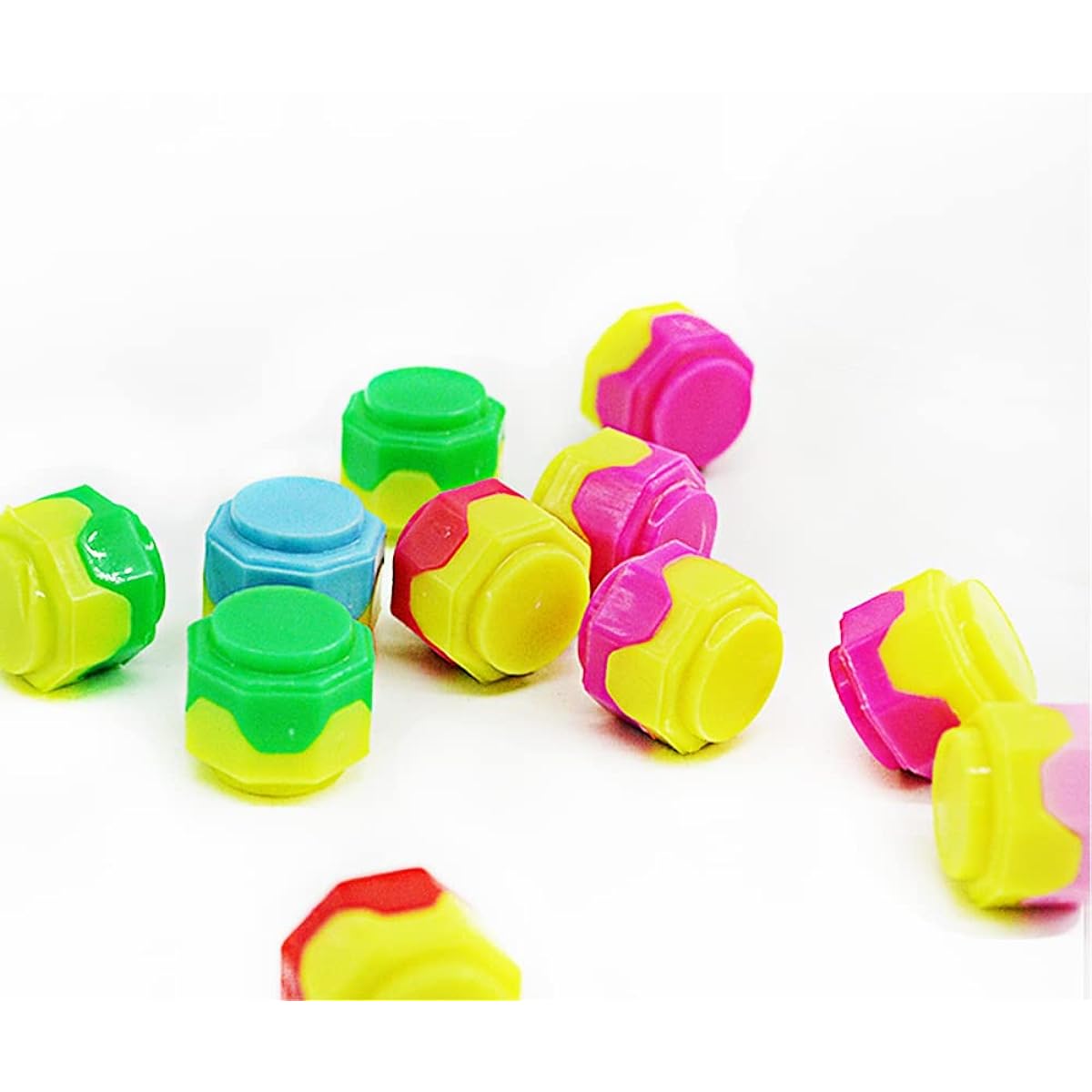 KOREAC_Traditional Korean Tournament Gonggi Nori / Rainbow Gonggi / Jacks Game / Jack Stone1 Case + 10 Pieces