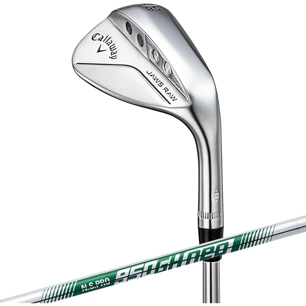 Callaway Golf Callaway Golf JAWS RAW Wedge Z Grind Chrome Plated Finish N.S.PRO 950GH neo Wedge Shaft: N.S.PRO 950GH neo
