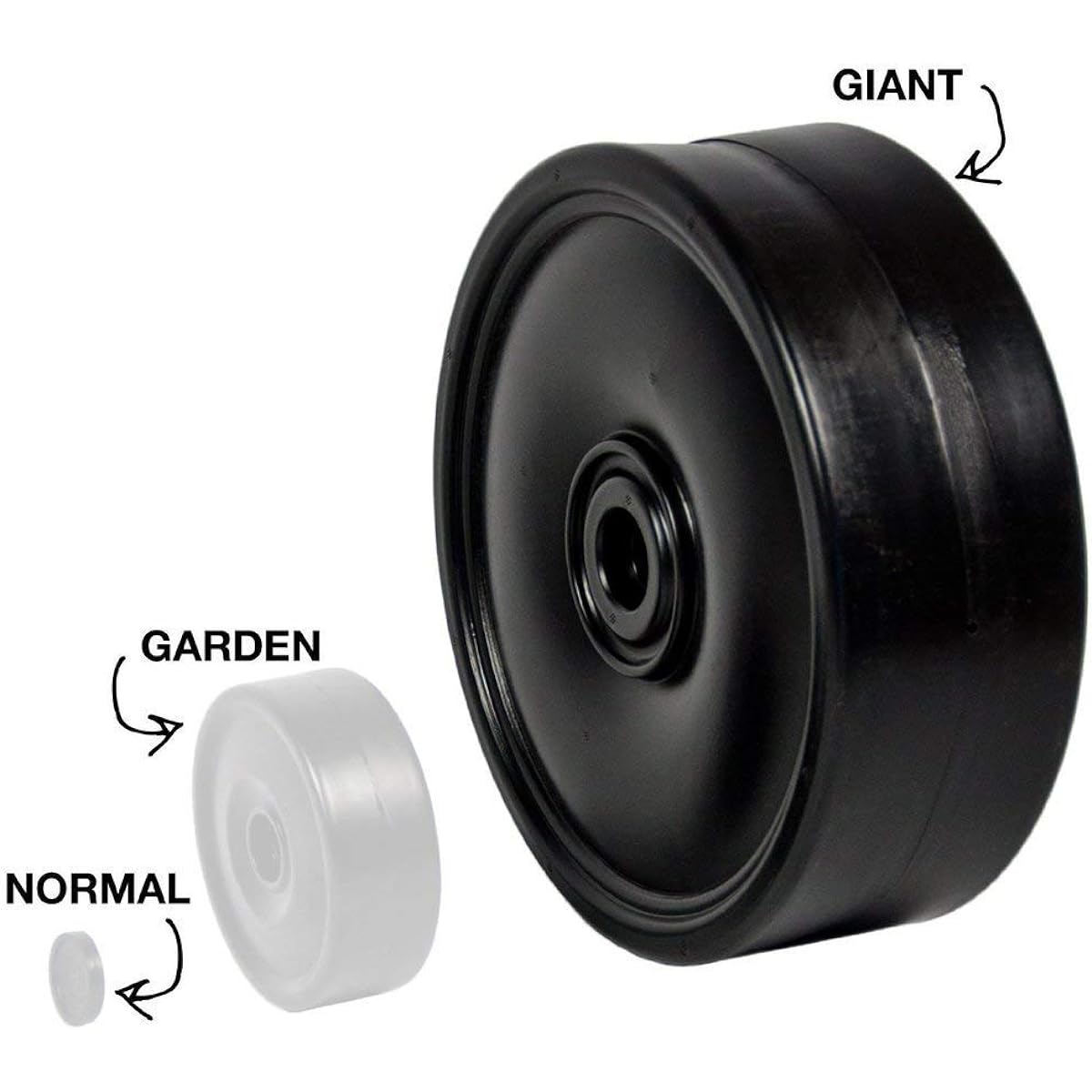 MegaChess Giant Plastic Checkers with 10" Diameter