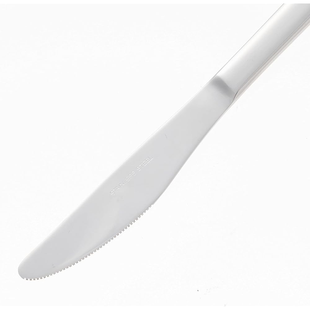 Nagao Slim Stainless Steel Dinner Knife Set of 12 Made in Japan