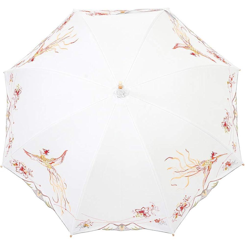 Parasol for both sun and rain, actress parasol premium, long parasol, sold by Shop Channel, completely blackout, heat shielding, UV protection, shaded, cool, special double layered, fully embroidered