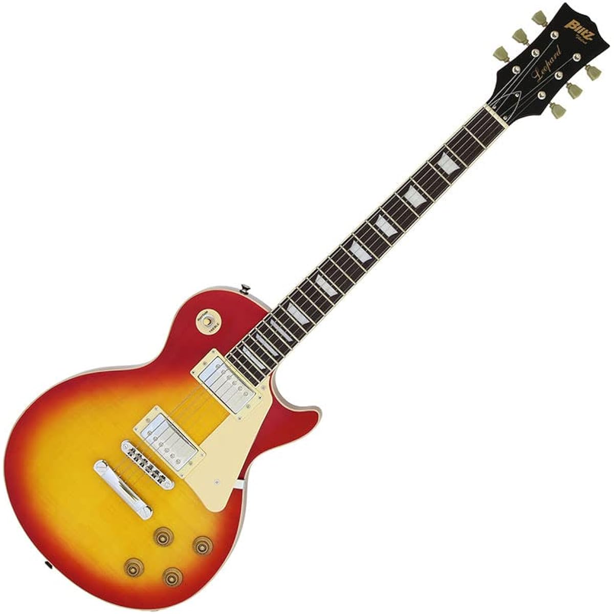 Blitz by AriaProII BLP-450 CS Electric Guitar Beginner 14-piece Set [Includes Bluetooth Mini Amplifier] Les Paul Standard Cherry Sunburst Blitz