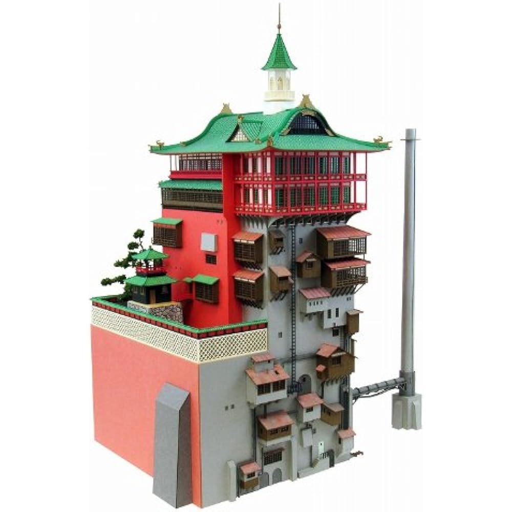 Sankei Miniatuart Kit Studio Ghibli Series Spirited Away Aburaya 1/150 Scale Paper Craft MK07-10