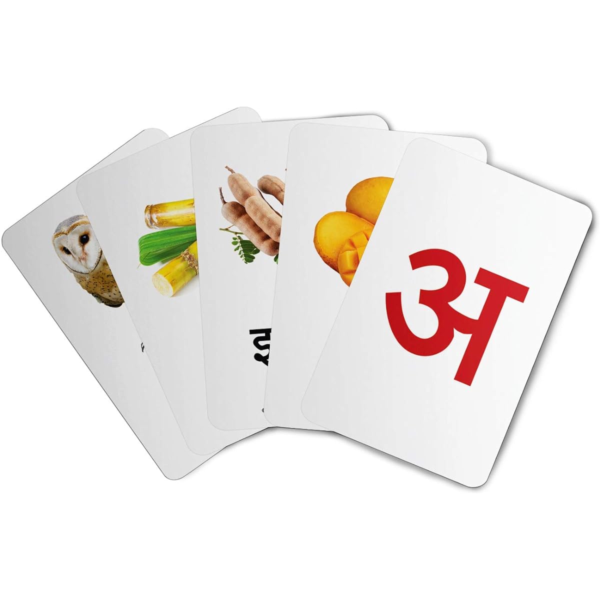 Hindi Varnamala/Alphabet Flash Cards for Kids Early Learning