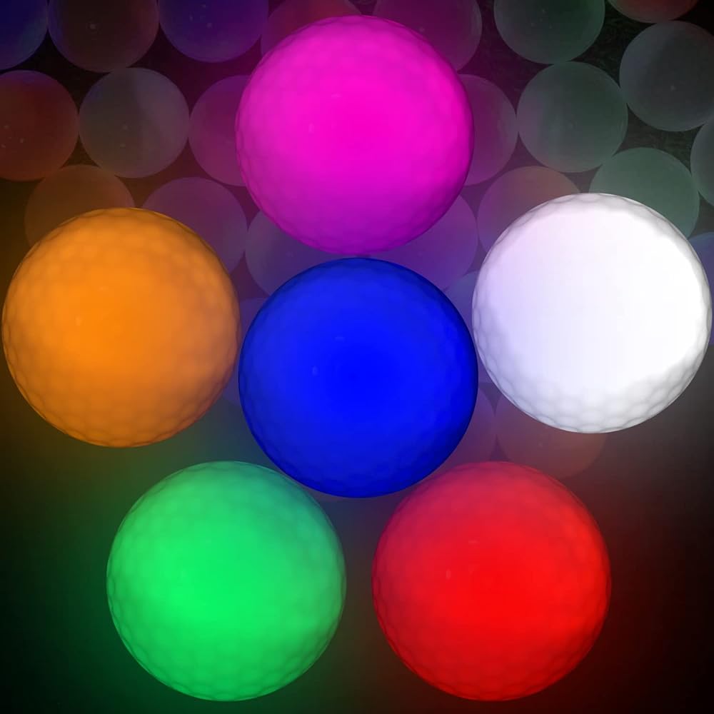 Glowing Golf Ball Night Golf Golf Practice Golf Practice Ball Night Golf Golf Equipment Home Night Glowing Golf Ball