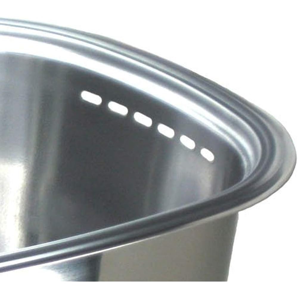 Nagao Tsubame Sanjo Washing Tub Oval Shape 37.5 x 28.6cm For Kitchen Stainless Steel Triangular Corner Set Made in Japan
