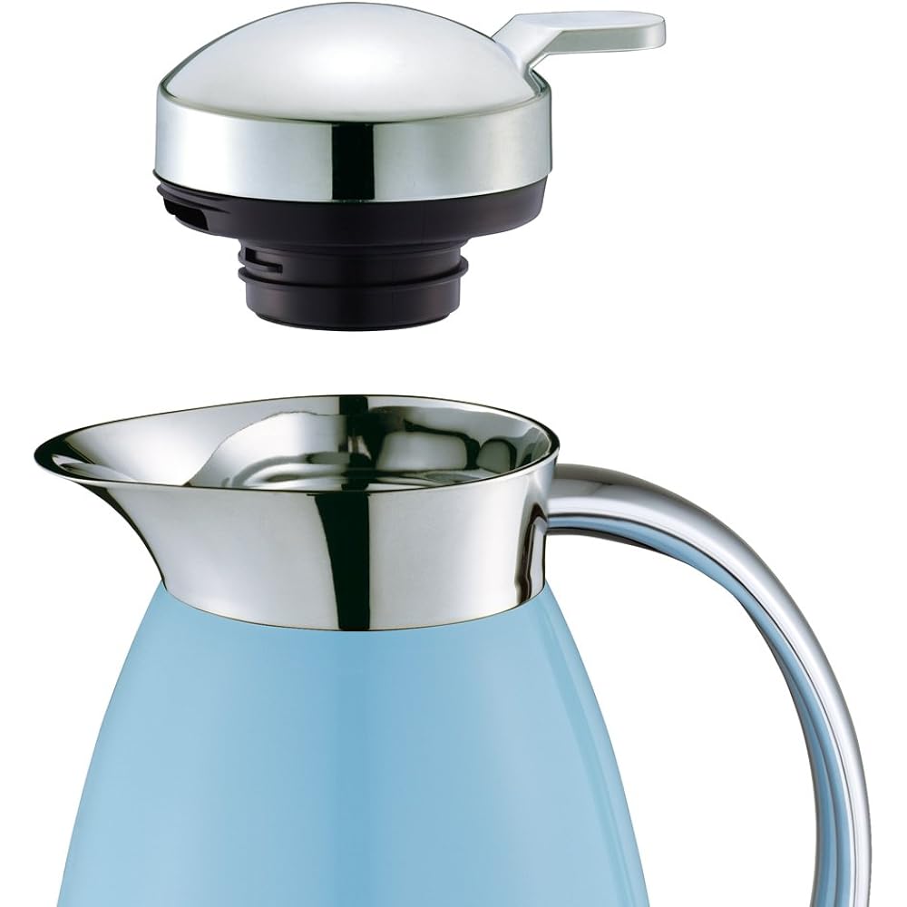 [Genuine Product] alfi Stainless Steel Tabletop Pot Gusto 1.0L Powder Blue AFTF-1000S PWB