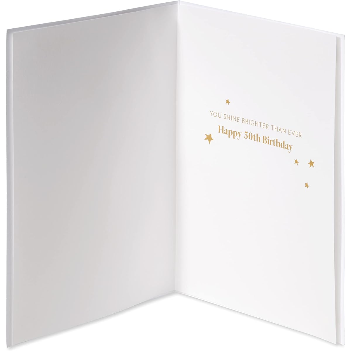 Papyrus 50th Birthday Card (You Shine Than Ever)