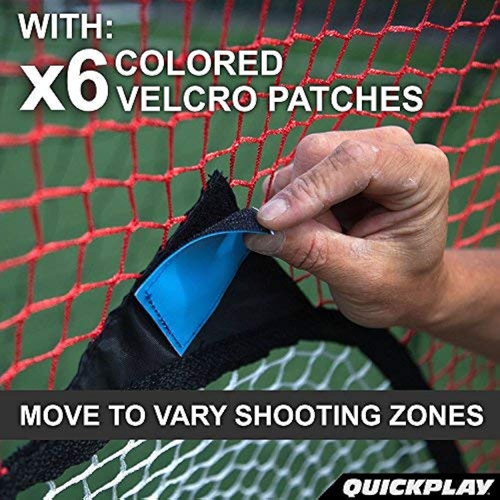 QuickPlay PRO Soccer Goal Target Net with 7 Scoring Zones - Practice Shooting & Goal Shots Soccer Goal Frame not included.