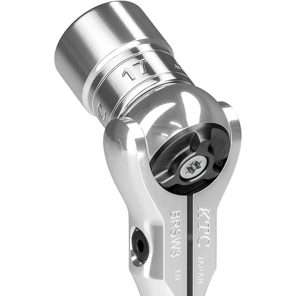 Kyoto Machinery Tools (KTC) 9.5sq. Swivel Ratchet Handle BRSW3 Silver