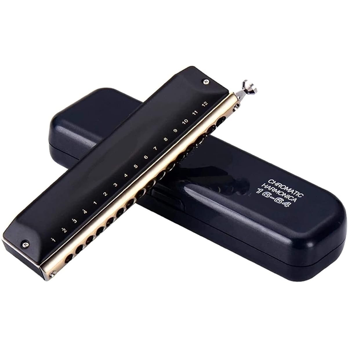 Nice melodious Mouth flute and harmonica-classical instruments-national music-religious voice; Musician's flute; A beautiful gift for a distant friend or a lover! (Color : Blk Abs Comb Key Db)