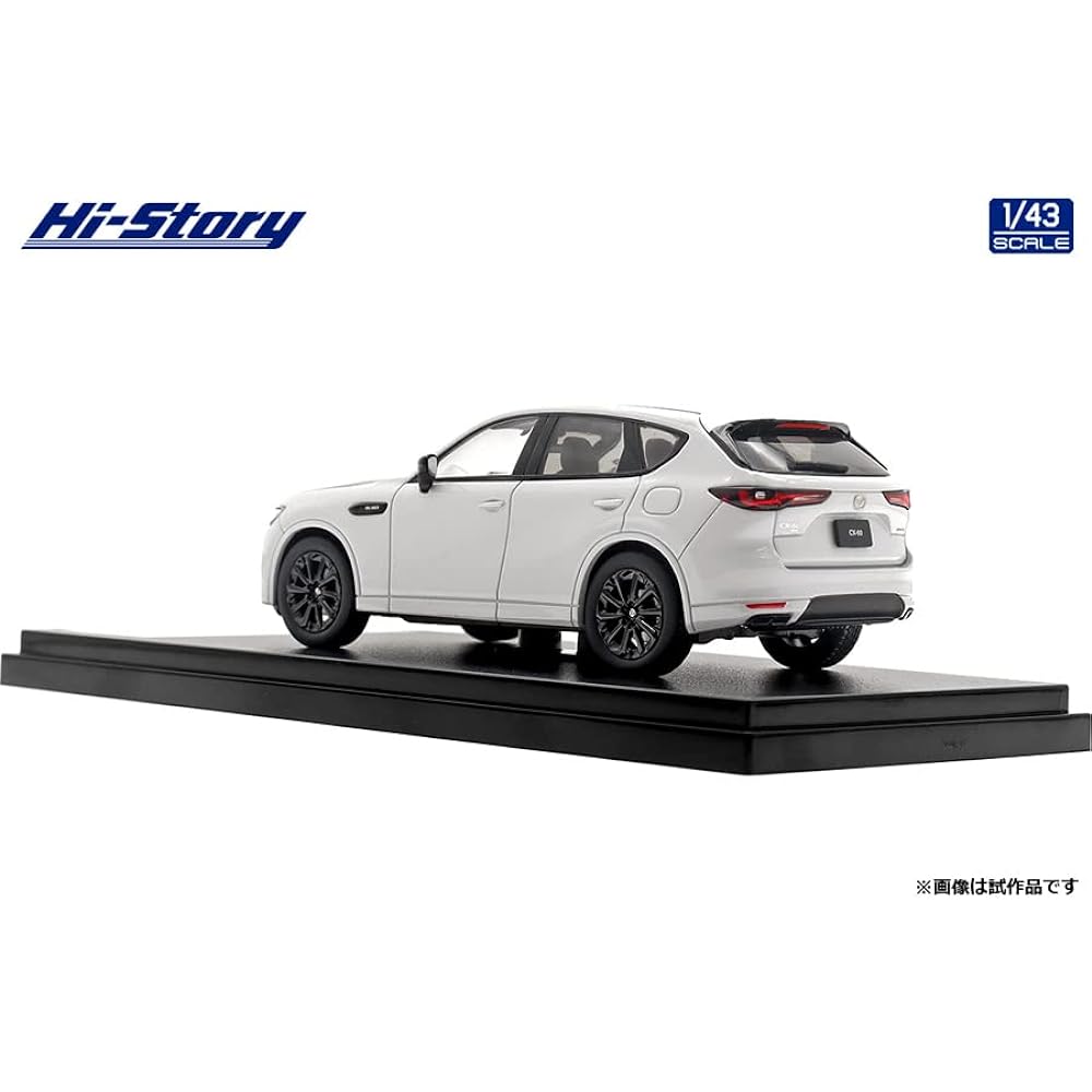 INTERALLIED Hi Story 1/43 Mazda CX-60 XD-HYBRID Premium Sports (2022) Rhodium White Premium Metallic Finished Product