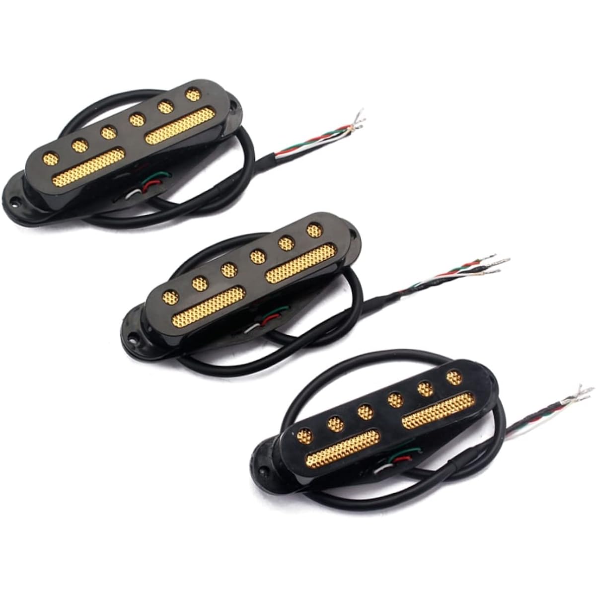 Vaguelly 2pcs Guitar Parts Guitar Parts Single Coil Pickup Electric Guitar Pickup Magnetic Select