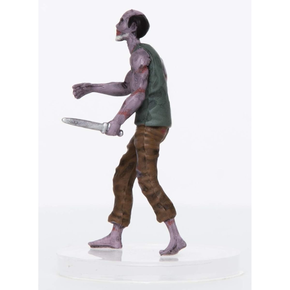 Characters of Adventure - Zombie Male Slasher - Plastic Miniature for D&D or Pathfinder