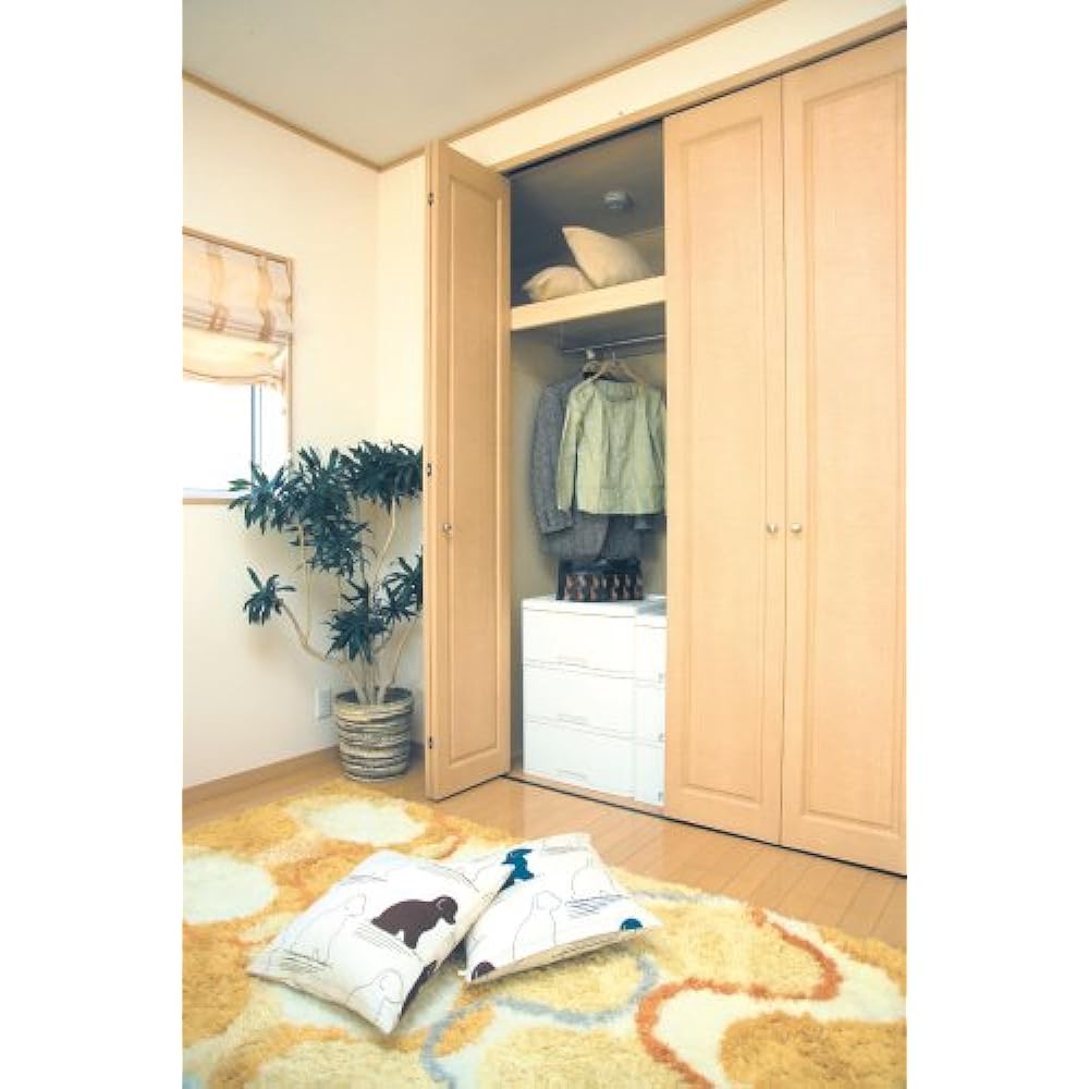 Sanko Plastic 3 Tier Clothes Storage Bante Wide Width 50 x Depth 44.1 x Height 69.3cm White