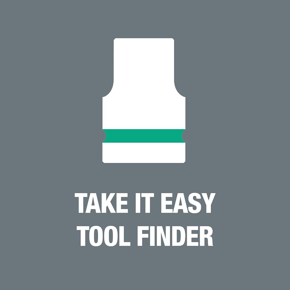 Wera 05003973001 | Socket Belt Set Zyklop B 4 3/8" Insert 9 Piece Set [Regular Japanese Import Product]