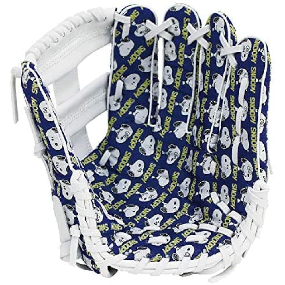 [SAKURAI] Sakurai Boeki FALCON Soft Glove Snoopy (S Size/Navy) Baseball All-Round Glove (Right-handed/For Boys, Middle School Students) SN-5719