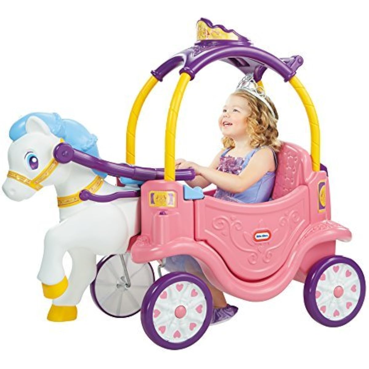 Little Tikes Princess Fourth Carriage Ride-on Toy Horse Littletikes 642326 [Parallel Import]