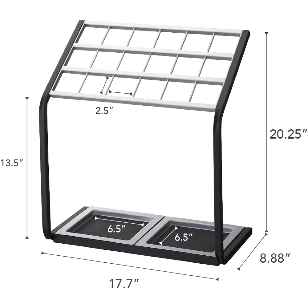 Yamazaki Jitsugyo (Yamazaki) Umbrella Stand Black Approx. W45 x D24 x H50cm US-MV 6295