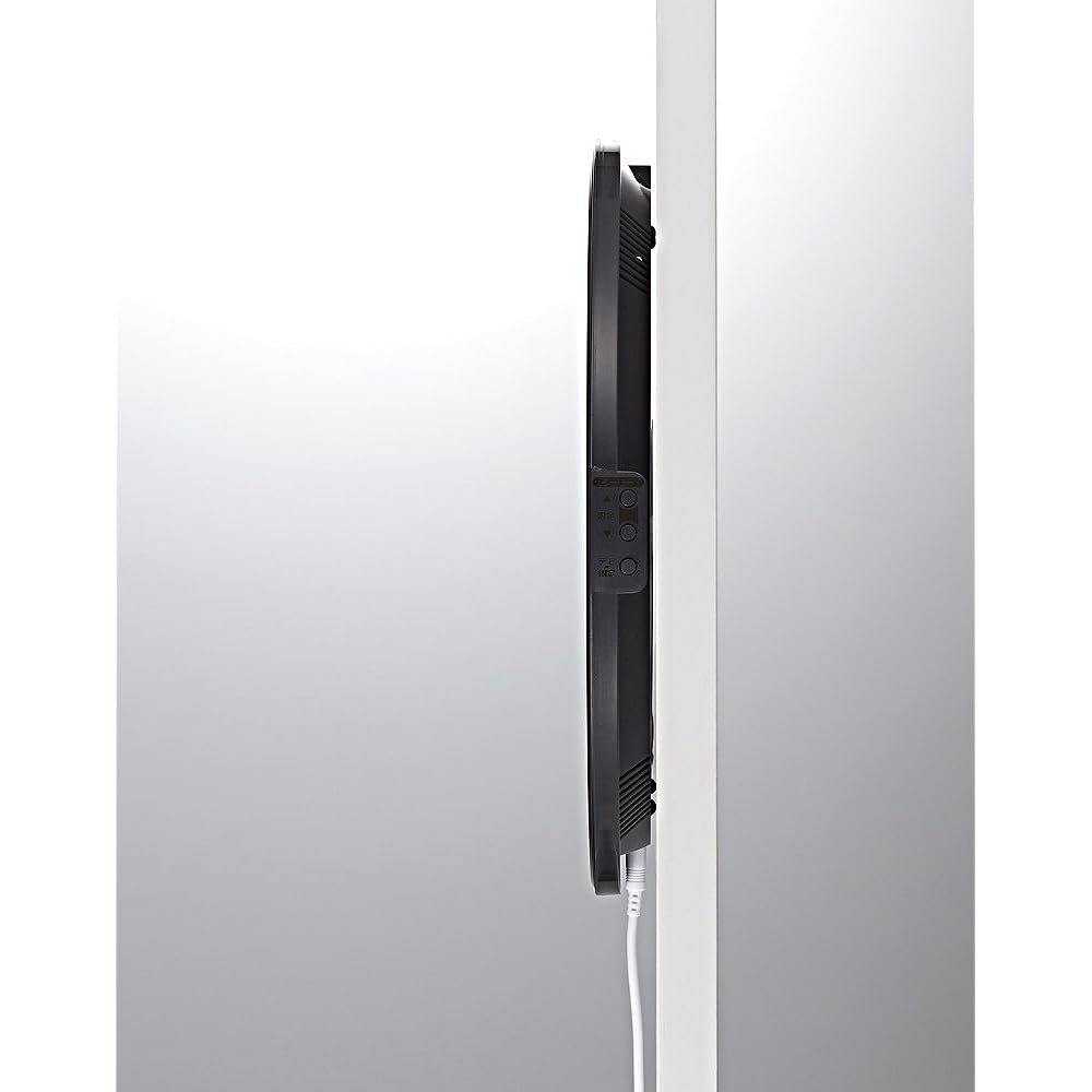 RHYTHM Wall Clock, Table Clock, Radio Clock, 365 Colors, LED, Push Color, Change Function, Black, Iroria, 8RZ197SR02 φ27x2.1cm