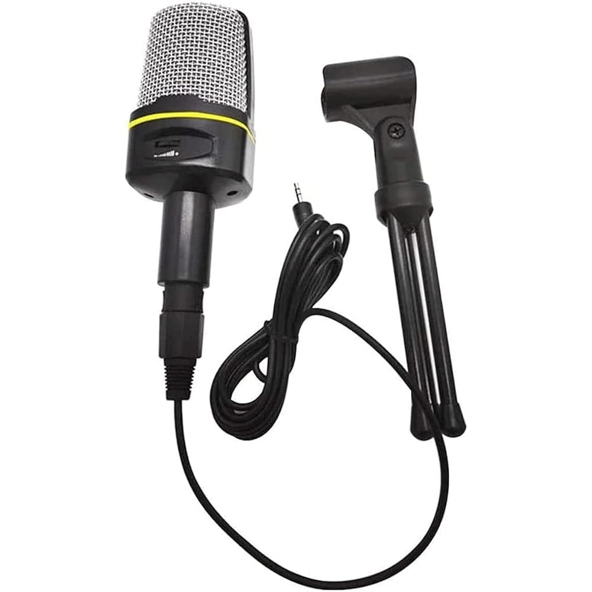 Microphone Condenser Computer PC Mic Plug Play Gaming Microphones for Podcast Singing