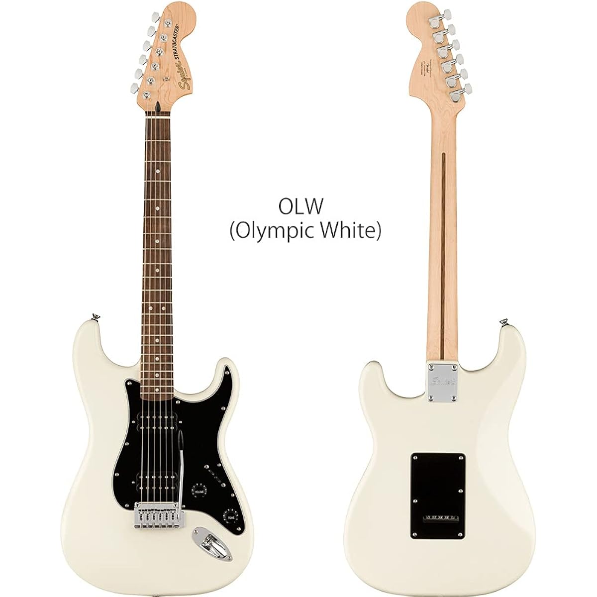 Squier by Fender Affinity Series Stratocaster HH Electric Guitar Beginner 14-piece Set [Includes Bluetooth Mini Amplifier] OLW Squier/Squier
