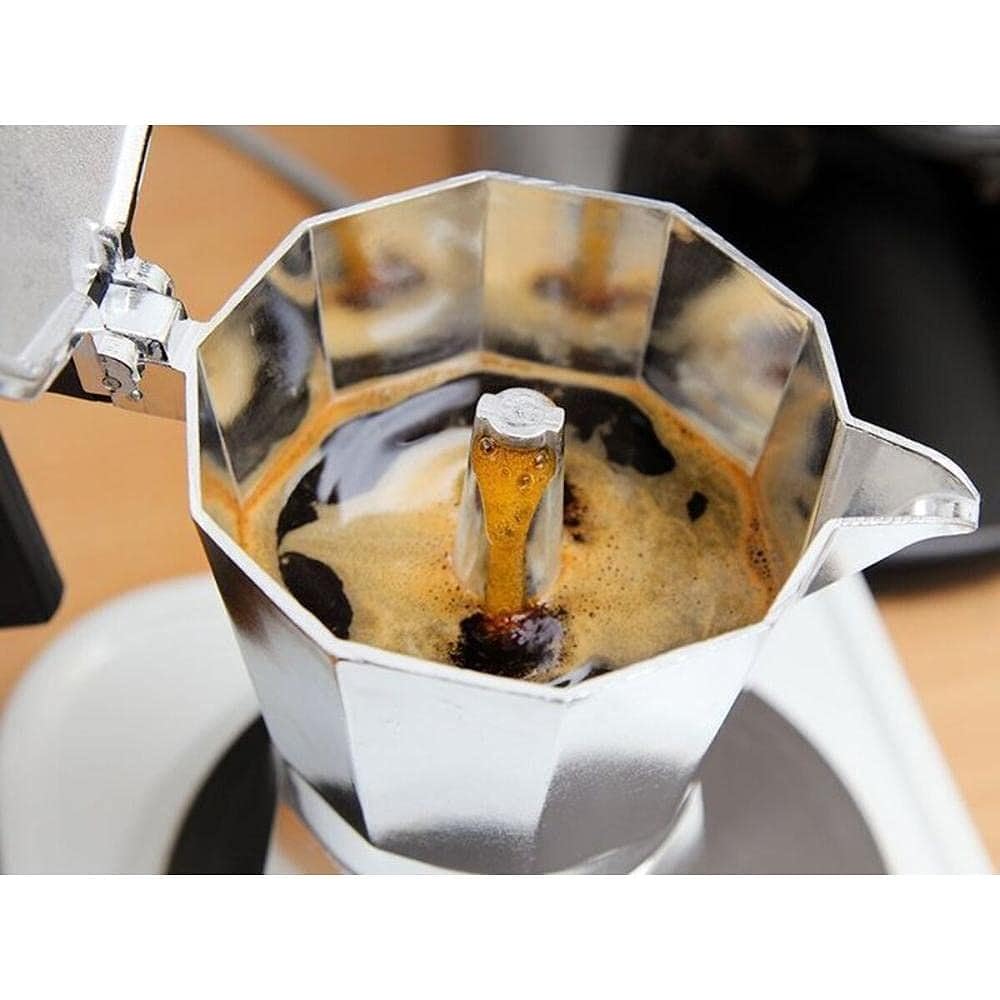 Bialetti Mocha Express ILC 6 Cup Silver Direct Fire Type (Coffee Maker Espresso Maker Macchinetta)