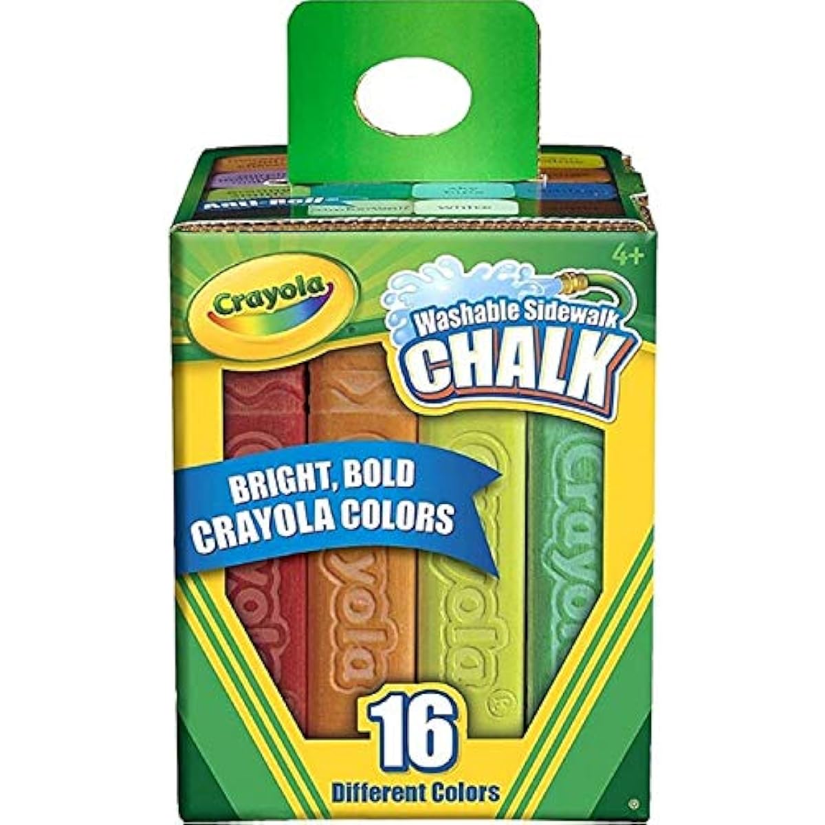 Crayola Washable Sidewalk Chalk 16 Ct. (3 Pack)