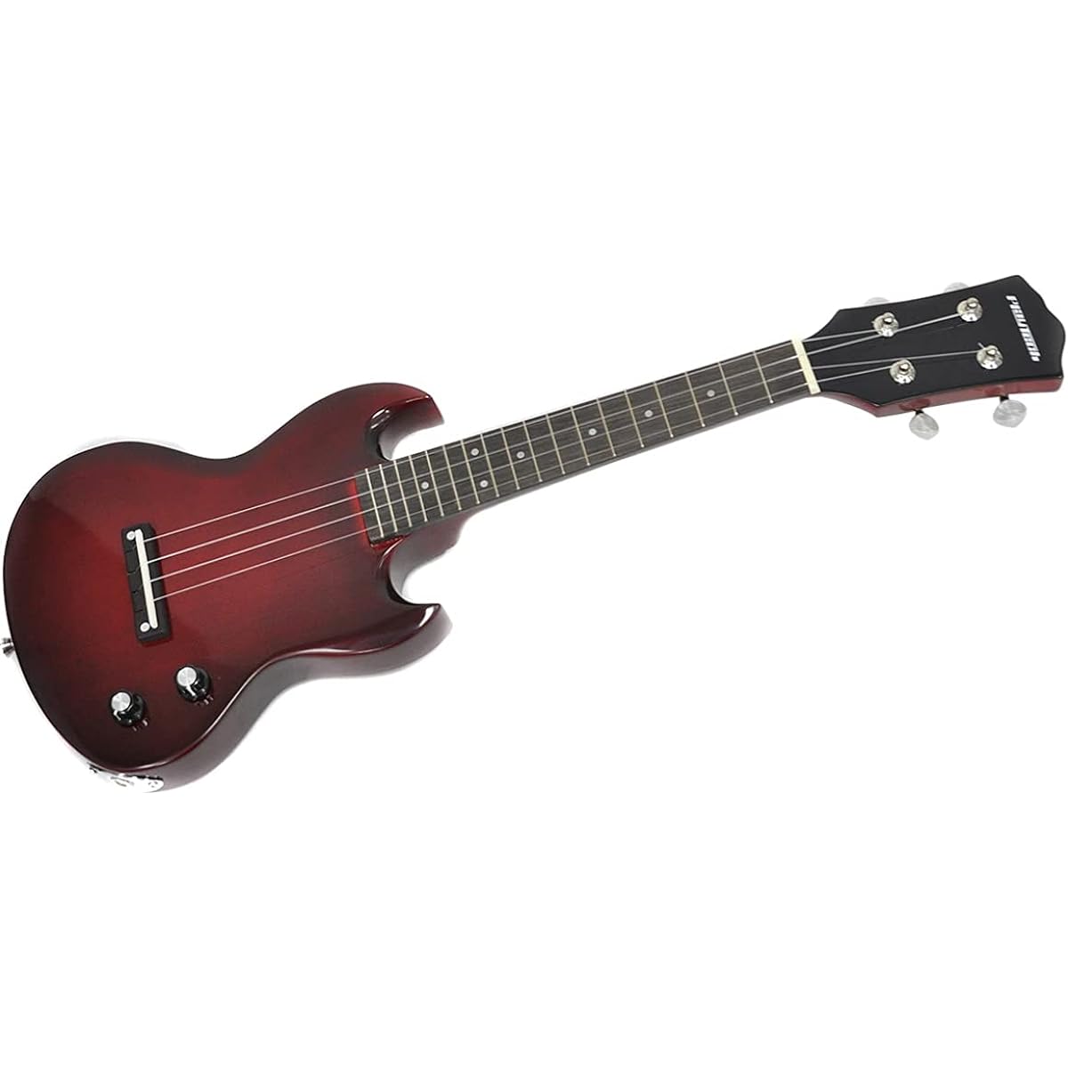 PLAYTECH Electric Ukulele Concert Type Red