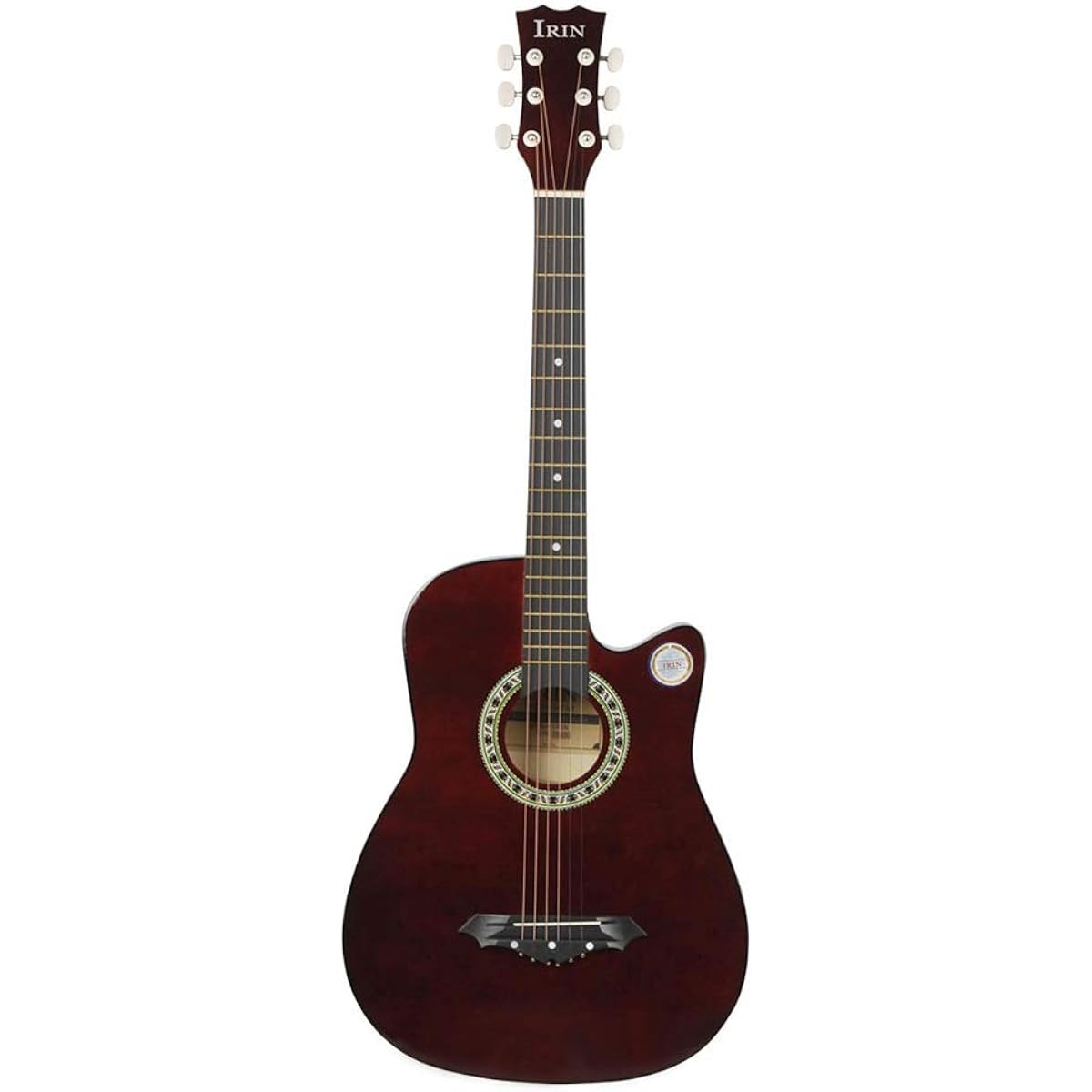 Beginner's Practice Guitar Acoustic Guitar for Adult Beginners Acoustic Guitar Elementary School Students Adults Beginner Guitar (Color: J, Size: 41 inches)