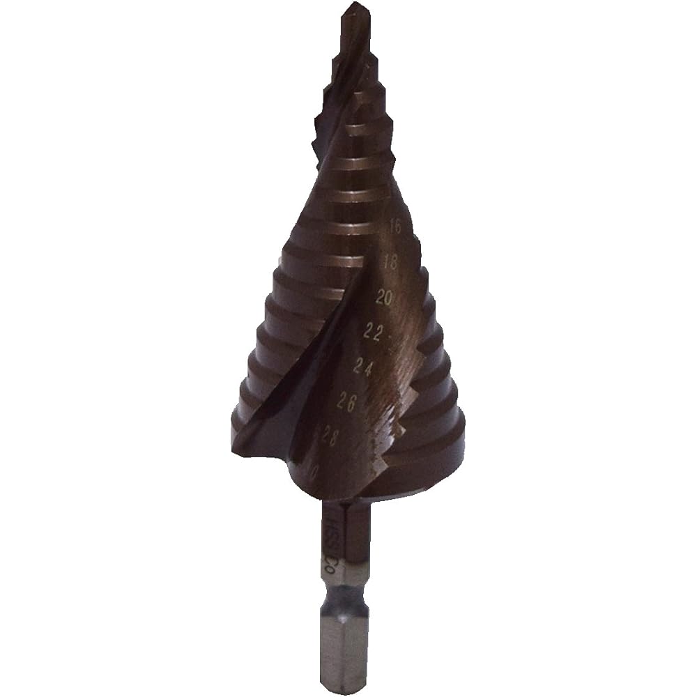 Takagi EARTH MAN Spiral Step Drill Cobalt Coating φ4~30mm 14 steps SDT-6