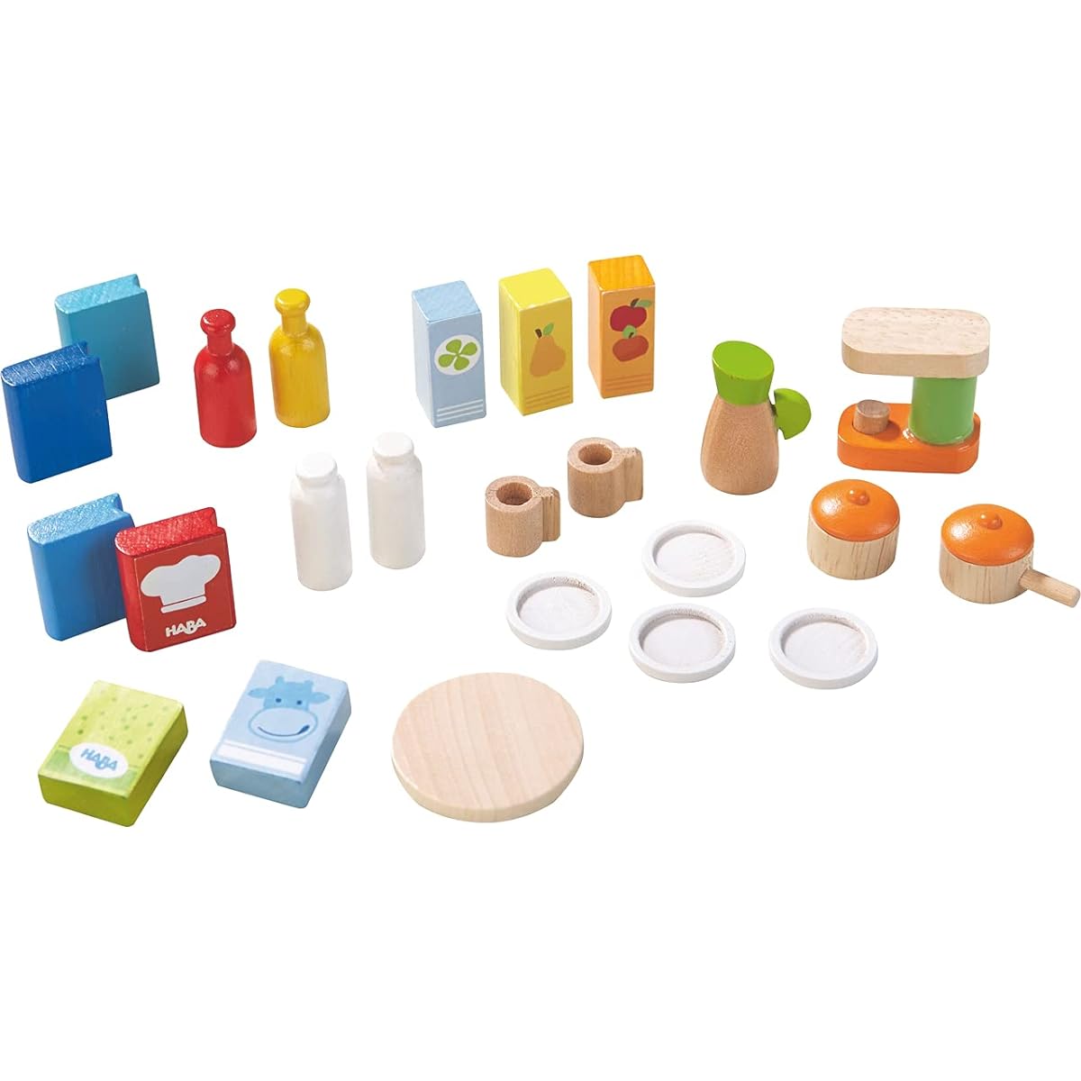 HABA 301991 Little Friends Dollhouse Accessories Kitchen Set