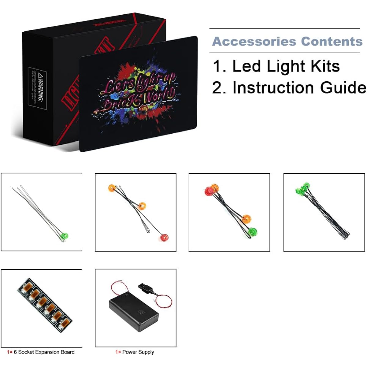 BrickBling LED Light Kit for Lego Endor Speeder Chase Diorama Building Set Creative Lighting Compatible with Lego 75353 Model Not Included Light Only