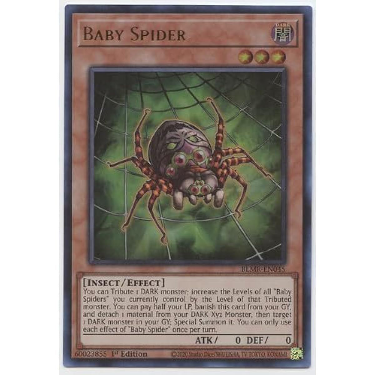 Baby Spider BLMR-EN045 Ultra Rare First Edition
